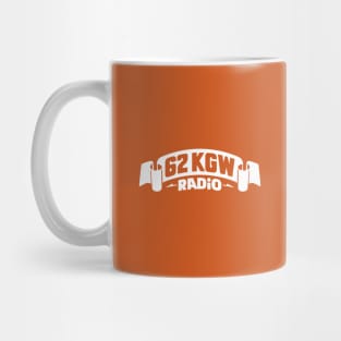 1975 - 62 KGW Radio (White on Orange) Mug